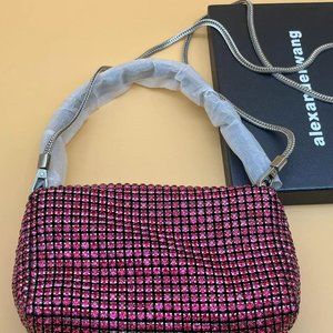 Alexander Wang Classic Pave Pink Diamond Mini Bag